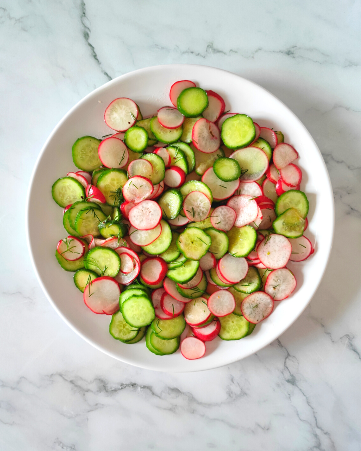 Fresh and Easy Cucumber and Radish Salad - Healthy Cooking Hacks